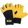 Body Builder Wrist Support Gloves, L, Black &amp; Yellow