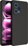 Case for Xiaomi Redmi Note 12 Pro,Camera Protection with Liquid Gel Rubber Bumper Case with Soft Microfiber Lining Cushion Slim Shell Shockproof Protective Cover for Redmi Note 12 Pro 5G (Black)