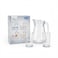 TIMMY TW074 Rose Water Set, Plain Design, 7 Pieces