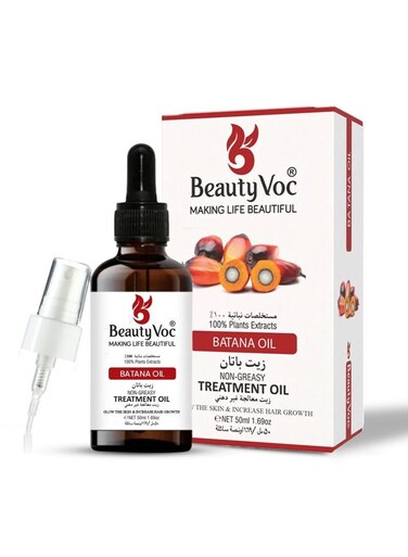 Beautyvoc Batana Treatment Oil &ndash; Non-Greasy for Skin, Hair &amp; Aromatherapy, 50ml