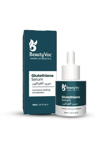 BeautyVoc Glutathione Serum, Brightens Skin &amp; Reduces Dark Spots, 30ml