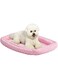 MidWest Homes for Pets Double Bolster Pet Bed   Pink 30-Inch Dog Bed ideal for Medium Dog Breeds &amp; fits 30-Inch Long Dog Crates