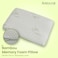 Set Of 2-Bamboo Memory Foam Pillow With Removable Bamboo Rayon Cover - Hypoallergenic &amp; Breathable- 60x40x13cm