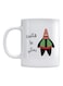 Patrick Star Printed Mug White/Black/Green