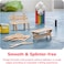 200 4.5 Inch Wooden Multi-Purpose Popsicle Sticks for Crafts, ICES, Ice Cream, Wax, Waxing, Tongue Depressor Wood Sticks