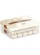 Cryfokt Food Storage Containers, Large Capacity Dumpling Box, Multi Layer Transparent Food Containers, Portable Freezer Storage Containers for Eggs, Dumplings, Fruit, Meat