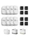 8 Packs Replacement Filters for Dockstream Cat Water Fountain PLWF005, 4 Months Set of Replacement Filters for Ultra Quiet Pet Water Fountain
