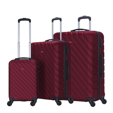 STARGOLD Luggage Set of 3, ABS Hard Shell Suitcase With Expandable Zipper, 360&deg; Spinner Wheels, Number Lock, Lightweight Trolley Travel Bag 20/24/32 Inch