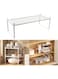 MostNow Space-Saving Kitchen Cabinet Storage Rack,Multi-Purpose Storage Shelf for Layering Dishes and Seasoning Bottles,No-Drill Countertop Shelf (33cm)