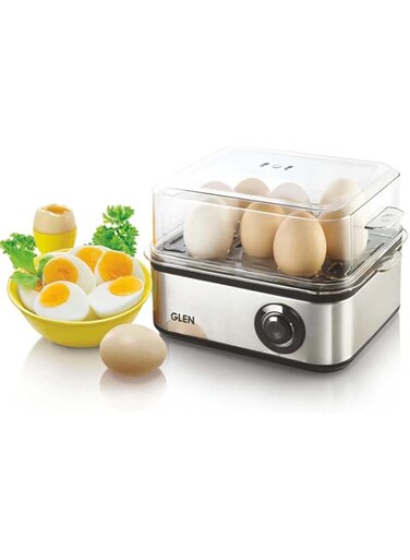 Glen Egg Boiler 3036 500 watt Electric with 3 Water Levels- Silver