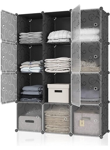 Cube Storage Organizer Cube Storage Shelves Closet Cabinet Shelf Portable Shelving Toy Organizer Cabinet Plastic Dresser Clothes Storage Cubes