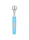Beeztees Pla 3-Way Dog Toothbrush Blue/Grey