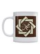 Islamic Art Muhammad Printed Mug White/Brown/Beige 350ml