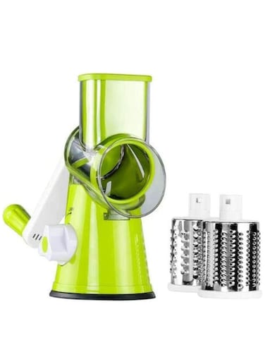 Slicers - Mandolin Slicer Vegetable Cutter Manual Vegetable Spiral Slicer Cheese Grater Clever Vegetable Chopper Kitchen Tool (green)