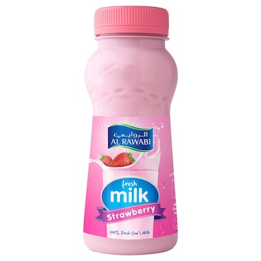 الروابي حليب بالفراولة 200 ملل