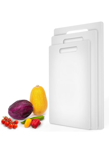 3-piece Cutting Board Slicer Series Odorless Polyethylene Non Toxic