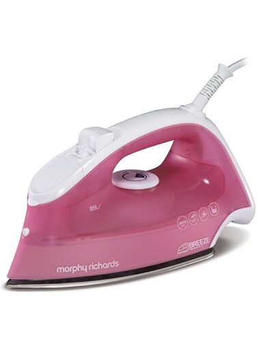 Morphy Richards Breeze Steam Iron 2600 W - Pink, 300250"Min 1 year manufacturer warranty