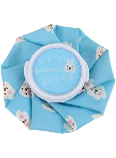 ELECDON Cooler Ice Bag, Reusable Ice Pack for Hot Compress and Cold Ice Bag Pain Relief Heat Pack Sports Injury 14.5CM in Diameter (Blue)