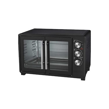 2000W Double Door Electric Oven with Temperature Control &amp; Timer for Baking and Grilling