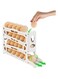 Tazweeq 4 Layers Egg Holder, for Fridge, Automatically Rolling Egg Storage Container, Space-Saving Egg Dispenser Holder, Plastic Egg Holder