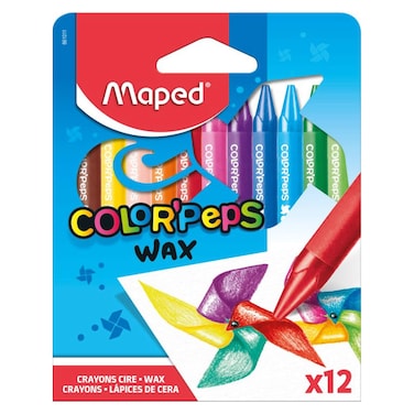 Maped Color'Peps Wax Crayons 12 PCS