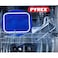 Pyrex Cook&amp;Go Set of 2 (0.8L+1.7L) Rectangle Storage Dish with Airtight Lid - Versatile Freezer-to-Oven Solution