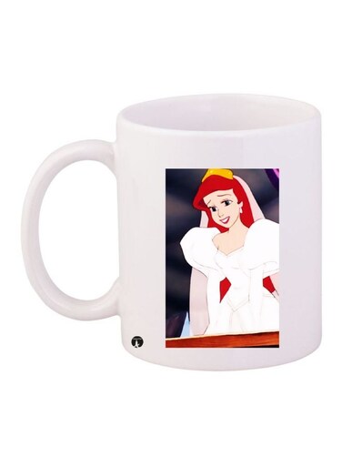 Cartoon Girl Printed Coffee Mug White/Black/Red