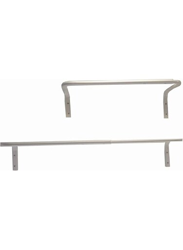Ikea Mulig Clothes Bar, White, Adjustable Multi Purpose Wall Hanging Rack Display by IKEA