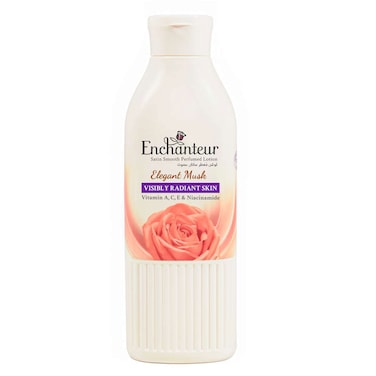 Enchanteur Moisture Silk Elegant Musk Perfumed Body Lotion White 250ml