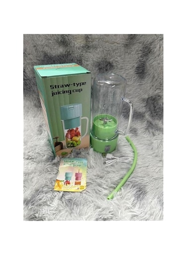 Generic Portable Juicer Cup with Straw   Charge it and Use it Anywhere   500ml, DF1409