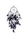 Good Aura Store Dream Catchers for Home Decor, Feather Wall Hangings for Kids Room, Bedroom, Livingroom, Balcony Decorations, Positive Gift Items (Pack of 1, 15L X 74Hcm, Black)