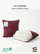 Home&Acirc;&reg; DIY Blanket, Sherpa Blanket 160x220cm - Ultra-Soft Velvet Throw Blanket for Ultimate Warmth and Comfort, With Zip Enclosure Converts into Cushion, Burgundy