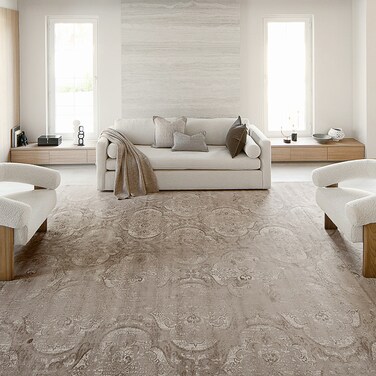 Daisy Graphite 3269F 315 x 225 cm Carpet Centre Home Designer Rug for Bedroom Living Dining Room Office Soft Non-slip Area Textile Decor