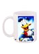 Donald Duck Printed Coffee Mug White/Blue/Red 11ounce