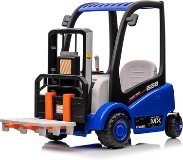Lovely Baby LB 698EL Forklift Electric Ride-On Car for Kids Age 1-4 Yrs - Blue