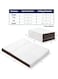 The Home Mart 4 Inch Tri Folding Mattress Queen Size with Storage Bag, Foldable Memory Foam Topper Portable Floor Guest Bed with Removable Cover (Double : 79" x 59" x 4")