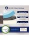 The Home Mart 4 Inch Tri Folding Mattress Queen Size with Storage Bag, Foldable Memory Foam Topper Portable Floor Guest Bed with Removable Cover (Double : 79" x 59" x 4")