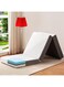 The Home Mart 4 Inch Tri Folding Mattress Queen Size with Storage Bag, Foldable Memory Foam Topper Portable Floor Guest Bed with Removable Cover (Double : 79" x 59" x 4")