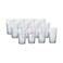 TIMMY Lingga Glass Tumbler Set, 12 Pieces, Size 9