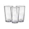 TIMMY Clear Glass Tumbler Set, 3 Pieces, Size 12
