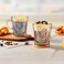Timmy Flower Turkey Glass Mug Set - 6 Pieces 9oz Tea &amp; Coffee Mugs
