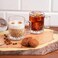Timmy Crystal Line Glass Mug Set - 6 Pieces 9oz Coffee &amp; Tea Mugs