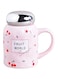 Cherry Ceramic Mug Pink