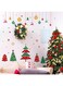 BPA&reg; Christmas Tree Wall Decals Stickers,Removable Large Xmas Tree and Hanging Ornaments Wall Decor Art,2023 New Year Home Office Nursery School Winter Holiday Party Decorations Supplies