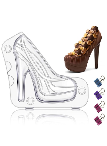 High Heel Shoe Mold Platform Cake Decoration Large 3D Candy Fondant Mold