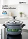 Aluminium Pressure Cooker 7 Litre &acirc;&euro;&ldquo; Heavy-Duty Durable Body &amp; Lid, Fast &amp; Safe Cooking, Heat-Resistant Strong Base, Safety Locking Mechanism, Long-Lasting Rubber Gasket, ISI Certified &acirc;&euro;&ldquo; DPC 7G, 2-Year Warranty