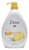 Dove Go Fresh Energize Body Wash, Grapefruit and Lemongrass Scent, 33.8 Ounce (1 Liter) International Version