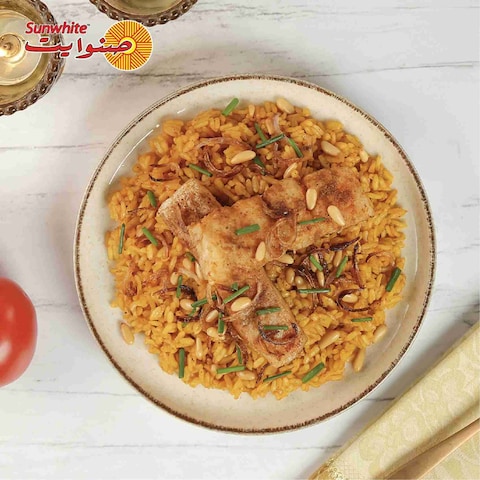 صن وايت كالروز أرز أبيض متوسط الحبة 10 كغ