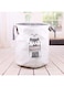Homecanvas As_Snt01 Canvas Folding Storage Basket Baby Toy Storage Laundry Basket Stylish Double Layer Canvas Storage Hamper Round Laundry Bin Thick Bag Organizer (Cat Grey)