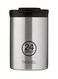 Double Walled Insulated Stainless Steel Travel Tumbler Silver/Black